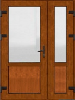 Vchodové dveře dvoukřídlé G1514