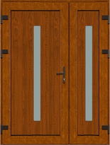 Vchodové dveře dvoukřídlé G1567