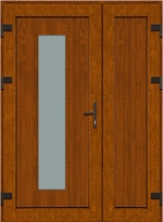 Vchodové dveře dvoukřídlé G1598