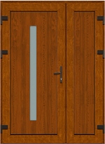 Vchodové dveře dvoukřídlé G1604